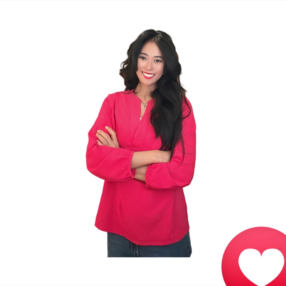 Red Top Long Sleeve JCrew